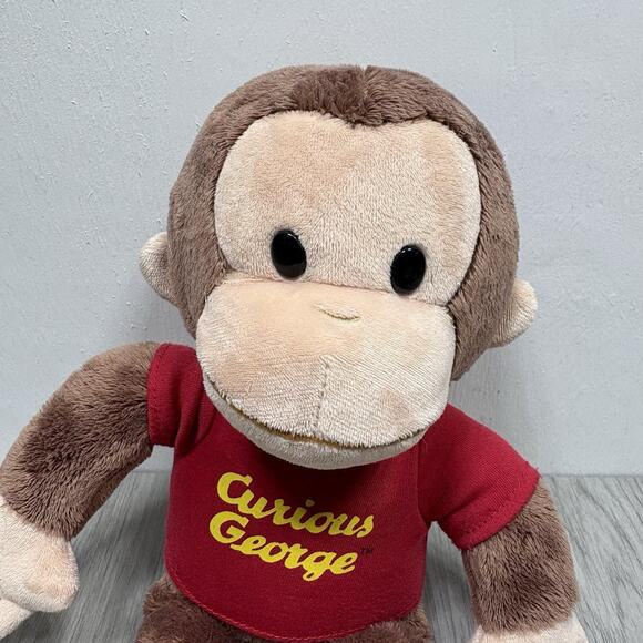 GUND Curious George Universal Studios And Or HMH Soft Plush Monkey With Shirt - Picture 2 of 11